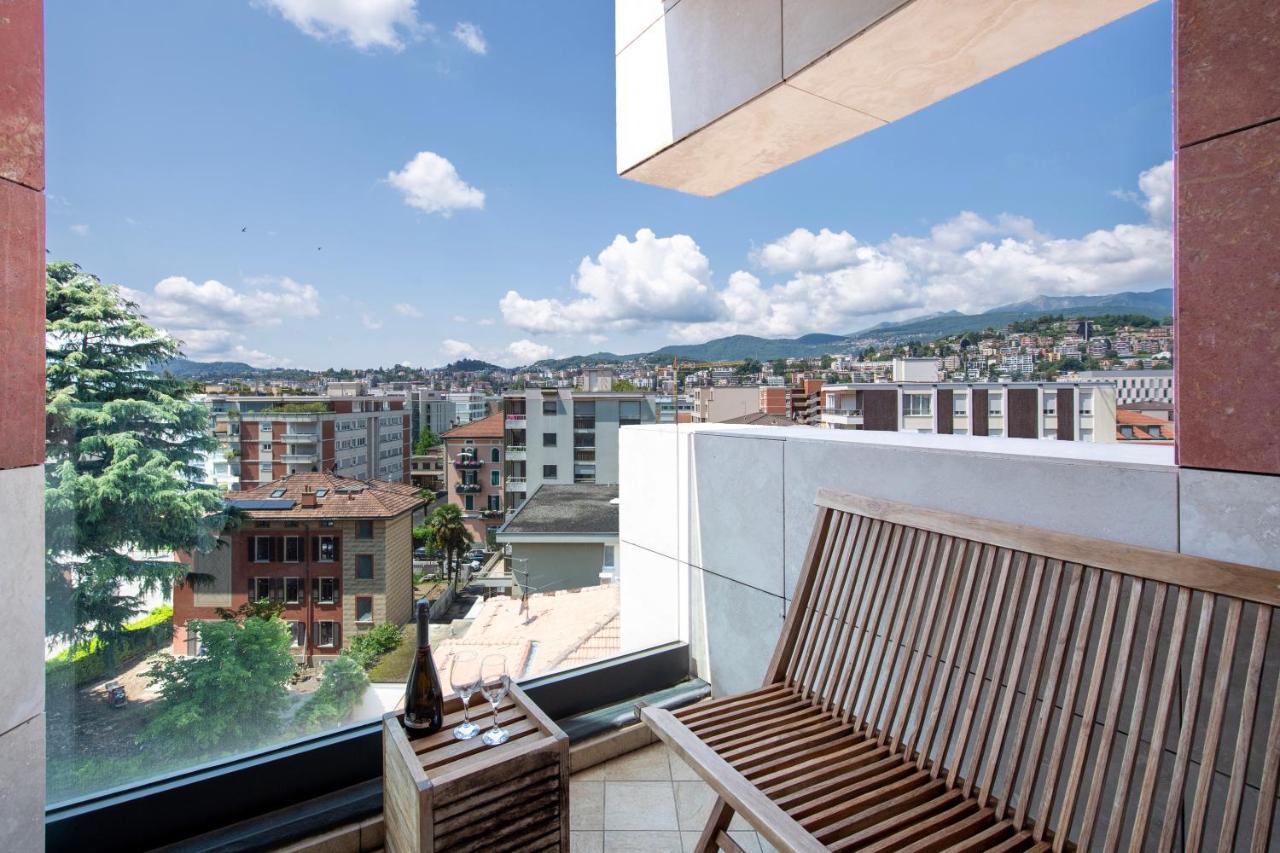 Panoramic Penthouse - Happy Rentals Lugano Exterior foto
